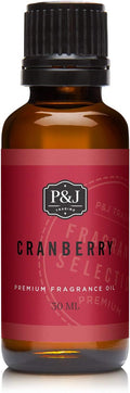 P&J Trading Fragrance Oil | Cranberry Oil 30ml - Candle Scents for Candle Making, Freshie Scents, Soap Making Supplies, Diffuser Oil Scents