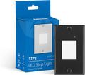 NICOR Lighting STP2 Frosted Black LED Step Light with Photocell (STP2F120BKPC)