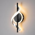 EIDISUNY LED Wall Sconces Indoor, 12W LED Wall Mount Lights, Modern Spiral Wall Lamp, 3000K Warm White LED Light Fixture for Stairs Living Room Bedroom Aisle Hallway (Warm White, Black)