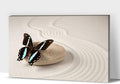 GUTTATY Zen Wall Art Decor, Modern Bathroom Zen Decor Wall Art, Canvas Wall Art for SPA Zen Room Decor, Butterfly and Pebble Relaxing Art Prints for Office & SPA Wall Decor Ready to Hang 24x36 Inches