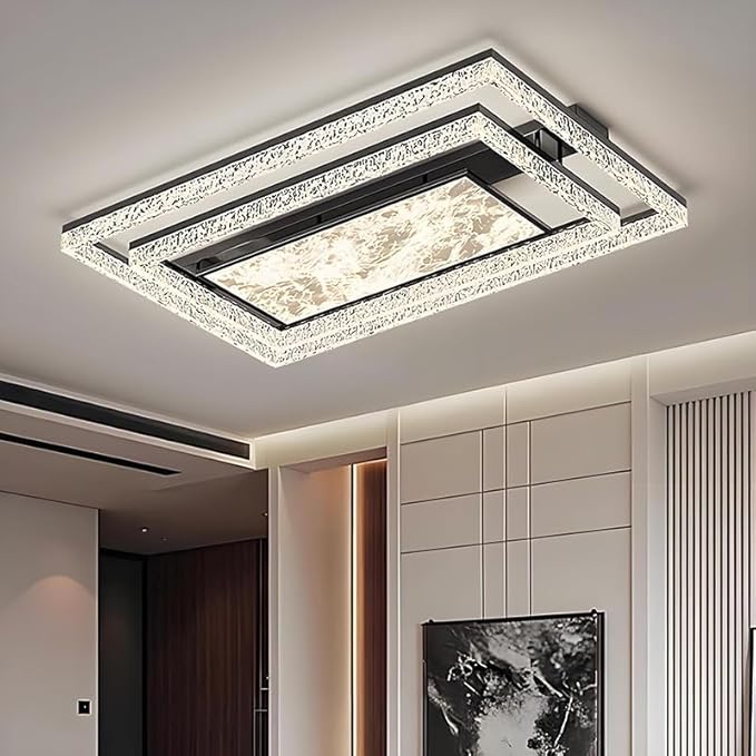 Pendant Lights, Nordic Decoration Home Bedroom Decor Smart led Lamps Ceiling Lights for Living Room Indoor Lighting lamparas(F Style,APP with RC Dimmable)