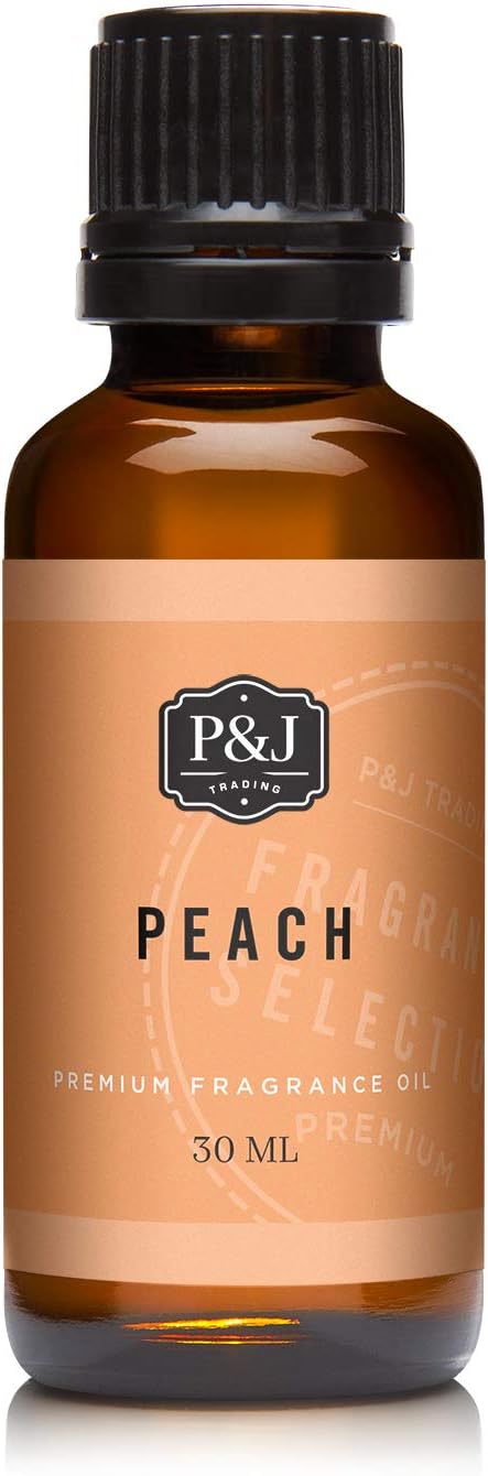 P&J Trading Fragrance Oil | Peach Oil 30ml - Candle Scents for Candle Making, Freshie Scents, Soap Making Supplies, Diffuser Oil Scents