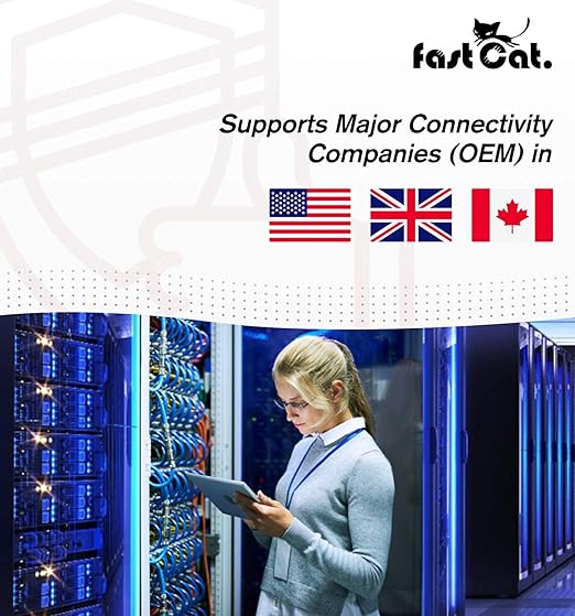 fast Cat. Speaker Wire 14 Guage 4C, UL Listed & CMR/CL3R-FT4 Rated - Speaker Cable w/PVC Jacket, 100% Oxygen-Free Pure Bare Copper - (41) MidFlex 14 Guage Wire - in-Wall Use-500ft Bulk Cable, Blue