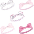 Hudson Baby Cotton and Synthetic Headbands, Size 0-24 Months