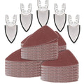Aozzy 145 Multi Tool Sandpaper Kit for Most Oscillating Tool Sanding Pads, Compatible With Most Bosch/Dewlta Brands, Multiple Grits Available Suitable for Sanding in Confined Work for Sanding Wood etc