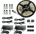 Inspired LED Cut and Connect Series Kit: Super Bright Cool White - 39.5ft/ 12m Flexible LED DIY Kit Kitchen Lighting | Under Cabinet Lighting | 6000 K | Dimmable
