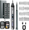 3.7V Electric Screwdriver Kit, 48-in-1 Dual-Head Precision Screwdriver Set with Manual and 170 RPM Electric Screwdriver, USB Rechargeable, Ideal for Precision Electronics Repair