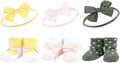 Hudson Baby Girl's Headband and Socks Giftset