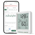 Freshliance Bluetooth Temperature Humidity Data Logger Recorder, Refrigerator Freezer Thermometer Hygrometer, Digital Remotely Temperature Humidity Monitor with Smart APP Data Analysis, BlueTag TH20
