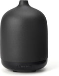 Ceramic Essential Oil Diffusers for Home, Decorative Bedroom Aromatherapy Scent Air Diffuser Ultrasonic Aroma Defusers 250ml with Timed-Black