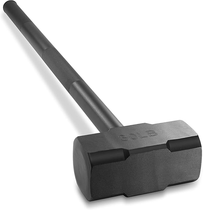 Philosophy Gym Fitness Hammer, 30 LB - Steel Hammer for Strength Training