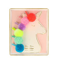 Meri Meri Pompom Unicorn Hair Clips (Pack of 6)