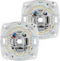 2 Packs 5.5" PCB Size, 6.73" Overall Size, 23W, CCT Selectable from 2700K to 5000K,120V, CRI80, Dimmable LED Light Engine, Retrofit Light Kit for Ceiling Flush Light, Ceiling Fan Light
