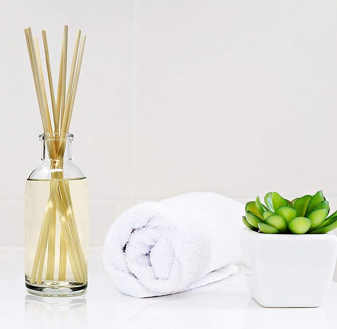 Urban Naturals Sandalwood & Vanilla Reed Diffuser Refill Set | Includes a Free Set of Reed Sticks! 4 oz | Great Gift Idea Home Fragrance Lovers!