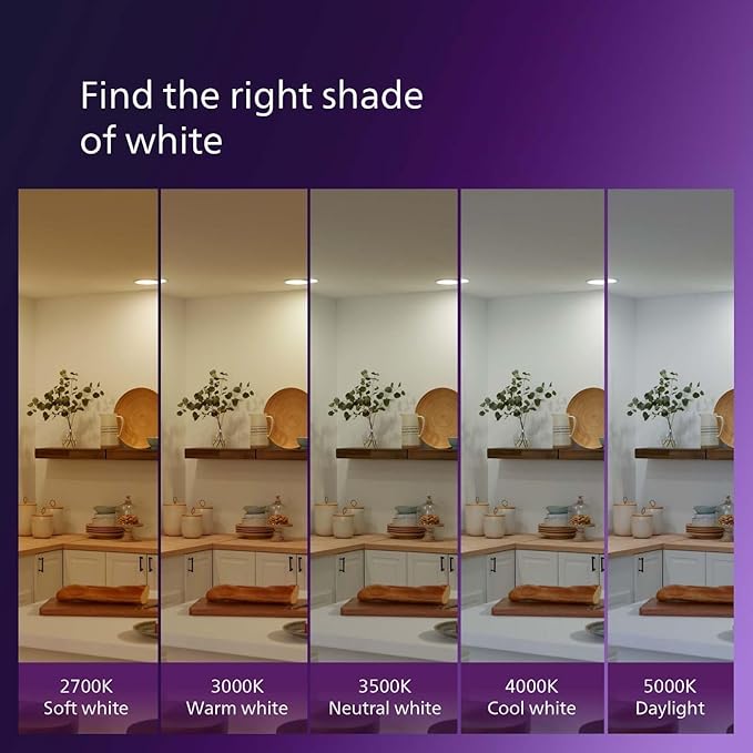 PHILIPS LED 40W A19 8-Pack Ultra Definition Soft White (2200K) 450 Lumen (5W = 40W) Dimmable Frosted Flicker-Free Light Bulbs