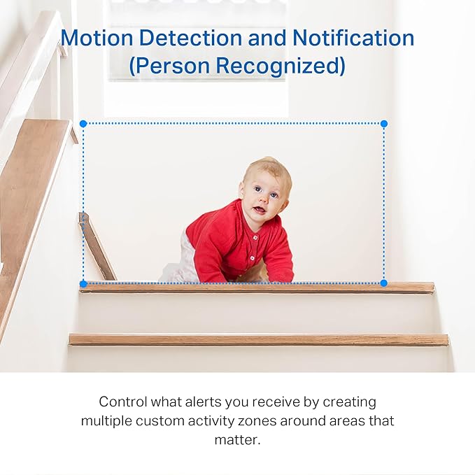 Tapo 2K Indoor Pan/Tilt Wired Security Camera - Works as a Baby Monitor & Pet Camera, Motion Detection, 2-Way Audio, Siren, Night Vision, No-Subscription Local Storage or Optional Cloud, C211 (2-Pack)