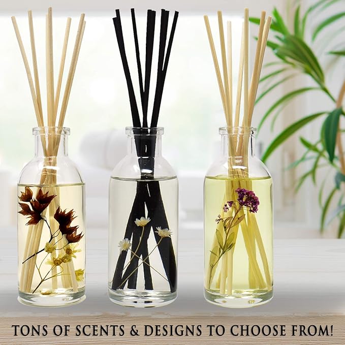 Urban Naturals Cucumber Sea Salt Reed Diffuser Oil Refill Kit | Fresh, Crisp Cucumber, Agave Leaves & Sea Salt | Essential Oil Room Scent + Replacement Reed Sticks | Made in the USA