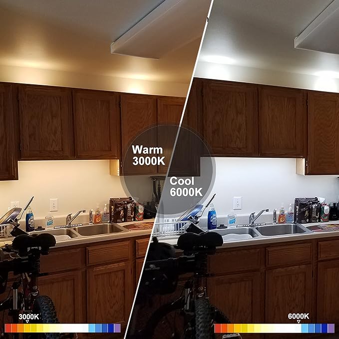 LDOPTO Under Cabinet Lights with Remote, Wireless LED Battery Operated Motion Sensor Light Indoor Stick-on Anywhere Counter Night Lights for Kitchen, Cabinet, Closet, Hallway Stairway 4 Pack