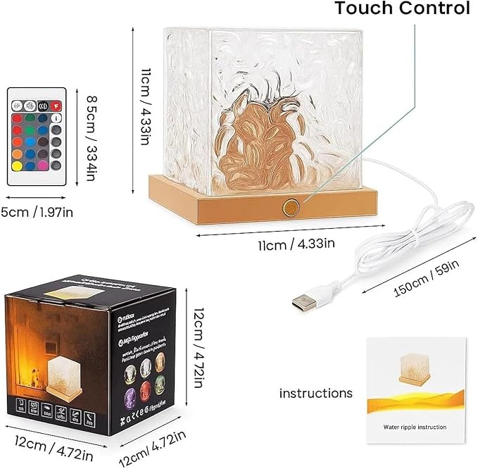 Magical Northern Lights For Your Room, Magic Northern Light, Aurora Night Light Projector With Remote Control, Color-Changing Mood Ocean Light For Home, Relaxation & Decor (3 Colors * 2, Rechargeable)