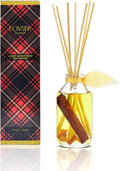 LOVSPA Reed Diffuser Set, Spiced Pomander Orange Cinnamon Scented Oil Diffuser with Sticks, Home Fragrance Accessories for Bathroom Shelf Decor, Aroma Diffusers for Home or Office Desk, USA Made