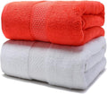 Cotton Bath Towels Set, 2-Piece Set Super Absorbent Quick Drying, Suitable