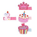 Baby Birthday Hair Clips Pin Birthday Girls Hairclips Cake Crown Girls Hairpin JBC34 (Set-B2)