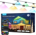Govee Permanent Outdoor Lights 2, 150ft RGBIC Outdoor Lights with 108 LED Lights, IP67 Waterproof, 100 Scene Modes with 40lm White for Outdoor Decorations, Works with Alexa, Google Assistant, Black