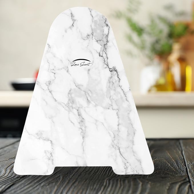 ZS3000B Marble White Waterless Essential Oil Diffuser – App Control Scent Air Machine with Bluetooth Speakers & Security Lock – Cold Air Tech, Covers 3,000 Sq. Ft – Home & Commercial Use