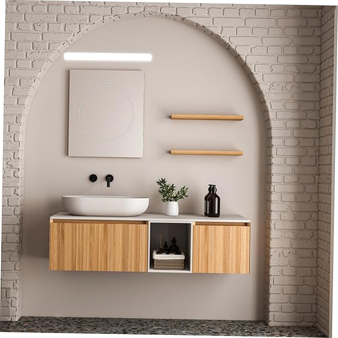 Mikikit Led Makeup Vanity Mirror Light and Fog-Resistant Front Lamp for Bathroom Easy to Install Bright Light for Makeup Application