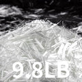 NEZUIBAN 9.8LB Fiberglass for Concrete Cement Mortar Mix, Fiber Reinforcement for Anti-Seepage and Anti-Cracking, Glass Fibers Concrete for Building Walls Garden Floor (3/4", 19 mm)