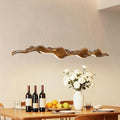 63in Linear Chandelier with Remote,Modern Resin Ceiling Pendant Lights for Dining Room Adjustable Color Temperature,Island Lighting Hanging Light for Kitchen,Living Room