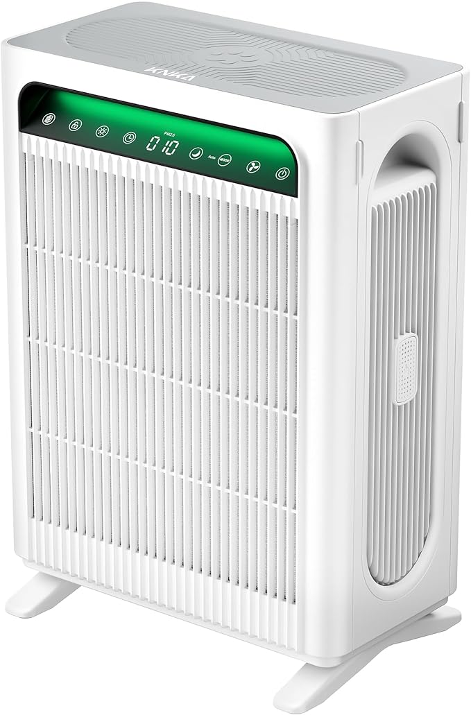 KNKA Air Purifier for Home Bedroom Large Room Up to 3,500 Ft², HEPA Air Cleaner with Washable Pre-Filter, AHAM VERIFIDE, AQI Display, ECO Mode, Pet Mode for Pets, Allergies, Dust, Pollen, APH4000