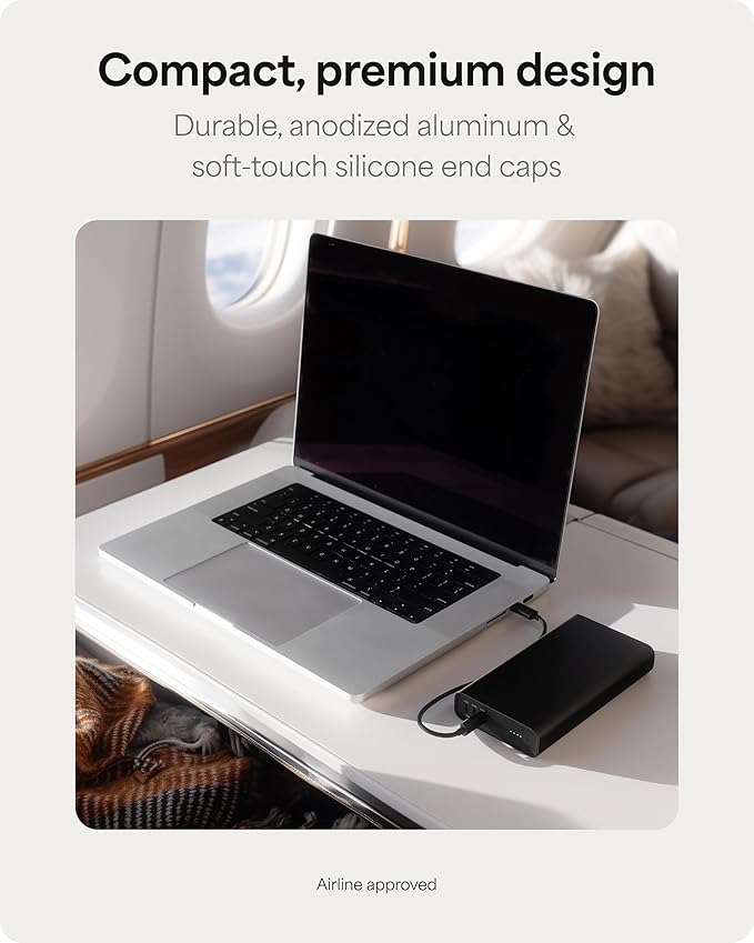Mophie Powerstation Fast 25,000mAh Power Bank | Extended Fast Charging | 140W, Multi-Device
