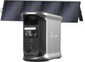 AMPACE Andes 1500 Power Station 2400W(Surge 3600W) Solar Generator with 200W Solar Panel, 1462Wh Solar Power Station, 1800W A-Boost Fast Charging, APP Control, Emergency Power for Home Use