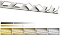 PRESDE 6-Light LED BathroomVanity Light Brushed Nickel Bathroom Light Fixtures Over Mirror Modern Bath Wall Lighting Dimmable 5CCT