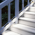 SOLPEX 16 Pack Four-Sided Illumination Solar Step Lights for Outside, Solar Stair Lights Outdoor, Solar Railing Lights Outdoor Waterproof with 33 LEDs for Steps, Stair, Deck, Porch (Cold White)