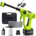 Cordless Power Washer, 900 PSI Cordless Pressure Washer, Portable Power Washer with 3.0Ah Battery&Charger & 6-in-1 Nozzle, 17FT Drain Hose, Portable Pressure Washer for Car WashHomeYard