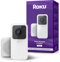 Roku Smart Home Wired Video Doorbell & Chime - 1080p HD Night Vision Ultrawide View Doorbell Camera with Motion & Sound Detection, 2-Way Audio & Works with Alexa & Google, 90-Day Subscription Included