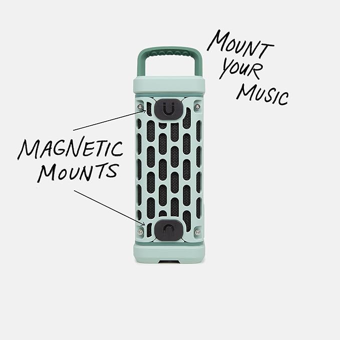 Turtlebox Ranger: Loud! Outdoor Portable Bluetooth 5.4 Speaker | Rugged, Waterproof, Ultra-Portable | Plays to 105db, Deep Bass, Shockproof, Unlimited Pairing for Full Stereo Experience, River Rock