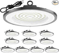 AIKVSXER LED High Bay Light UFO Shop Light 200W 30000LM 6000K Daylight Super Bright IP65 Waterproof for Warehouse Garage Barn Factory Workshop 5FT Cord with US Plug 10 Pack
