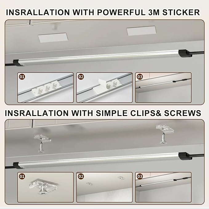 Under Cabinet LED Lighting, Dimmable Under Counter Lights, WiFi Smart Controlled,RGB,12 Inch, Multicolor Linkable Lamps with Remote Control, Compatible with Alexa Google Home (6 Pack)
