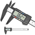 Electronic Digital Caliper, Plastic Vernier Caliper, Caliper Measuring Tool with Inch/Millimeter Conversion, Extra Large LCD Screen, 0-6 Inch/0-150 mm, Auto Off Featured Micrometer Ruler