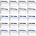 Peasur Solar Lights Outdoor Motion Sensor [20 Packs] Security Light with 3 Lighting Modes Wall Lights Waterproof Solar Powered Lights for Garden Fence Yard, White