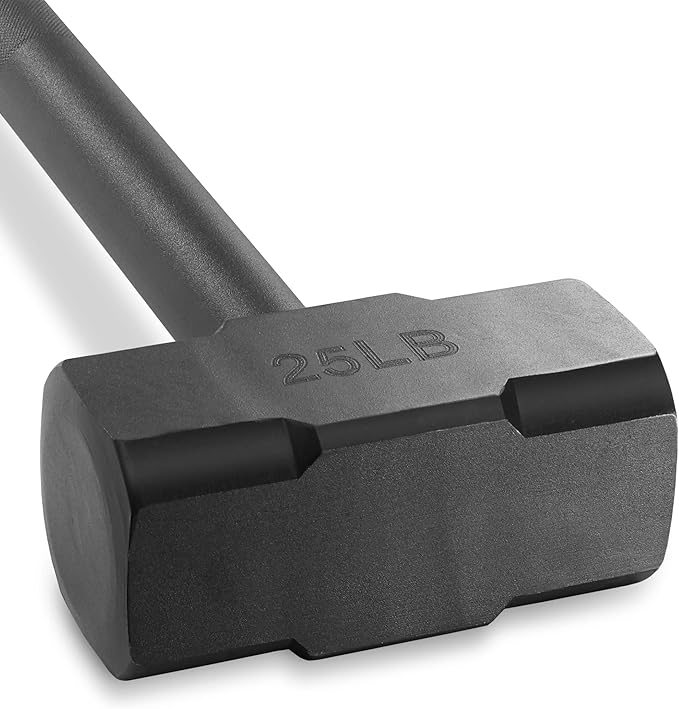 Philosophy Gym Fitness Hammer, 25 LB - Steel Hammer for Strength Training