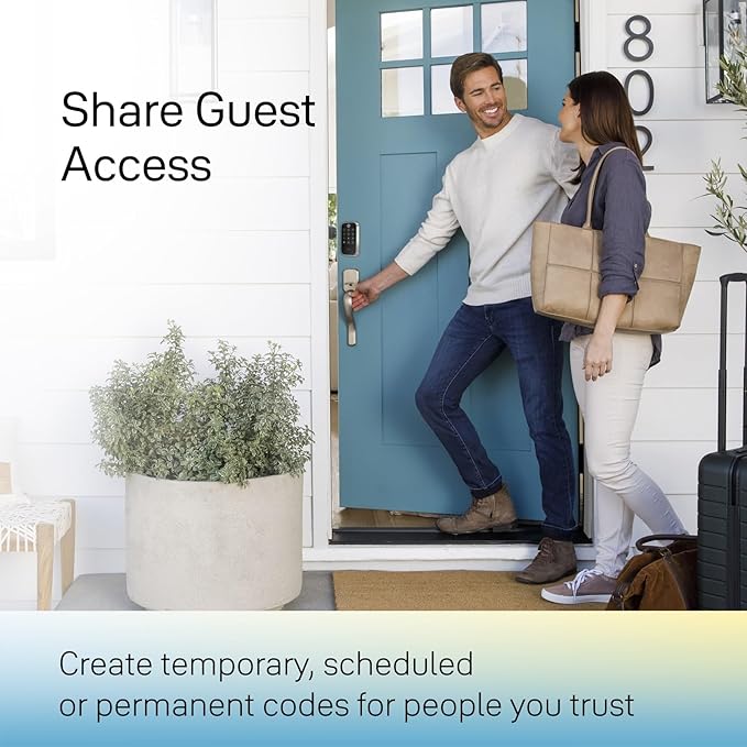 Yale Assure Lock 2 Touch Deadbolt, Lifetime Brass Keyed Smart Entry Door Lock with Wi-Fi Connected Keypad and Fingerprint Scanner for Code Entry and Remote Access, YRD410-F-WF1-P05