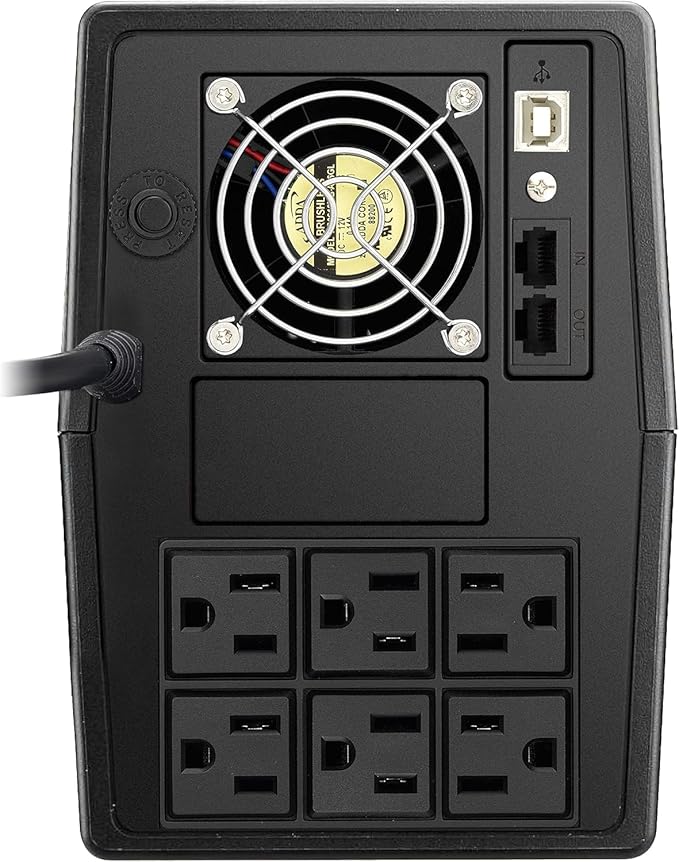 OPTI-UPS TS2000E (2000va 1200w) 3 Year Warranty Line Interactive UPS Battery Backup & Surge Protector AVR Automatic Voltage Regulator, Uninterruptible Power Supply *Requires 20-AMP Outlet See Picture*