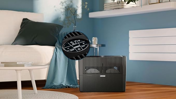 AH555 Original Connect Filter-Free Evaporative Humidifier - Spaces up to 645 ft² - Black - WiFi Compatible