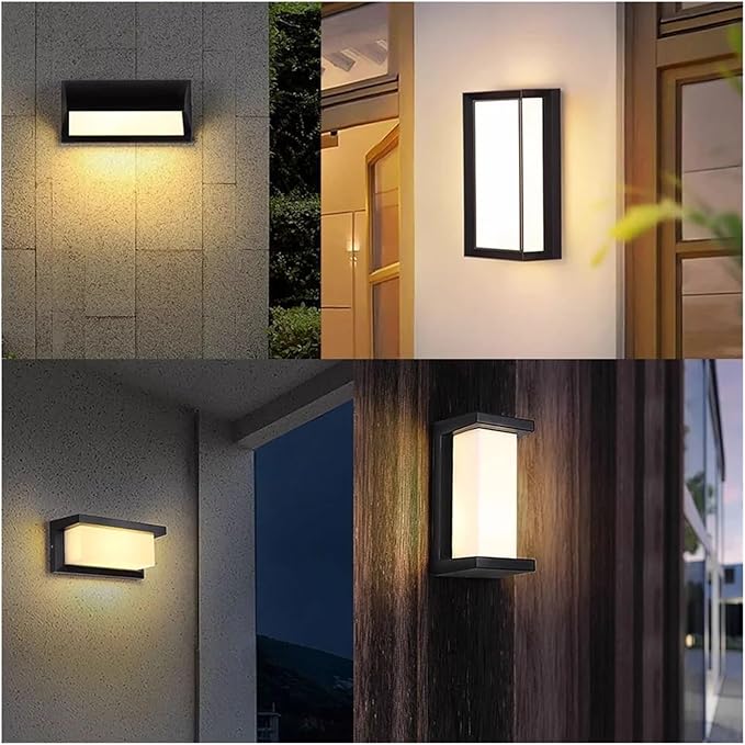 LED Wall Light, LED Wall Lamp Motion Sensor Waterproof Led Lights Wall Light Indoor Outdoor Wall Panels for Home Corridor Lighting,Modern Wall Lamp(Warm White,A NO Sensor)
