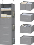 6-Shelves Hanging Closet Organizer