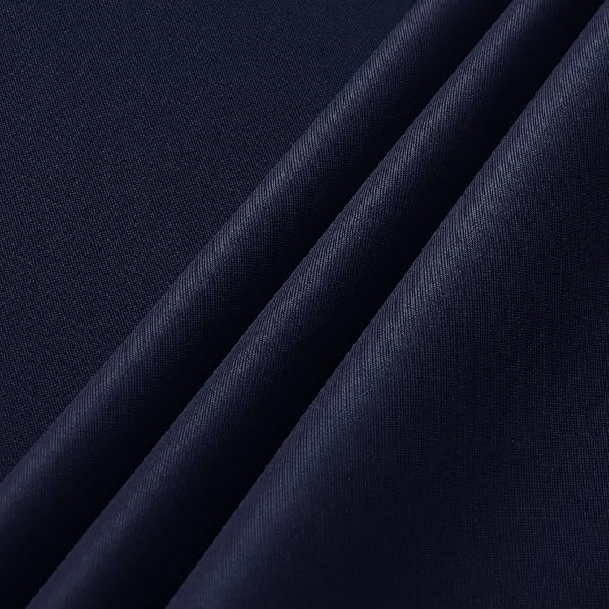 sancua 2 Pack Navy Tablecloth 54 x 54 Inch, Stain and Wrinkle Resistant Square Table Cloth - Washable Polyester Table Cover for Dining Tables, Buffet Parties and Camping